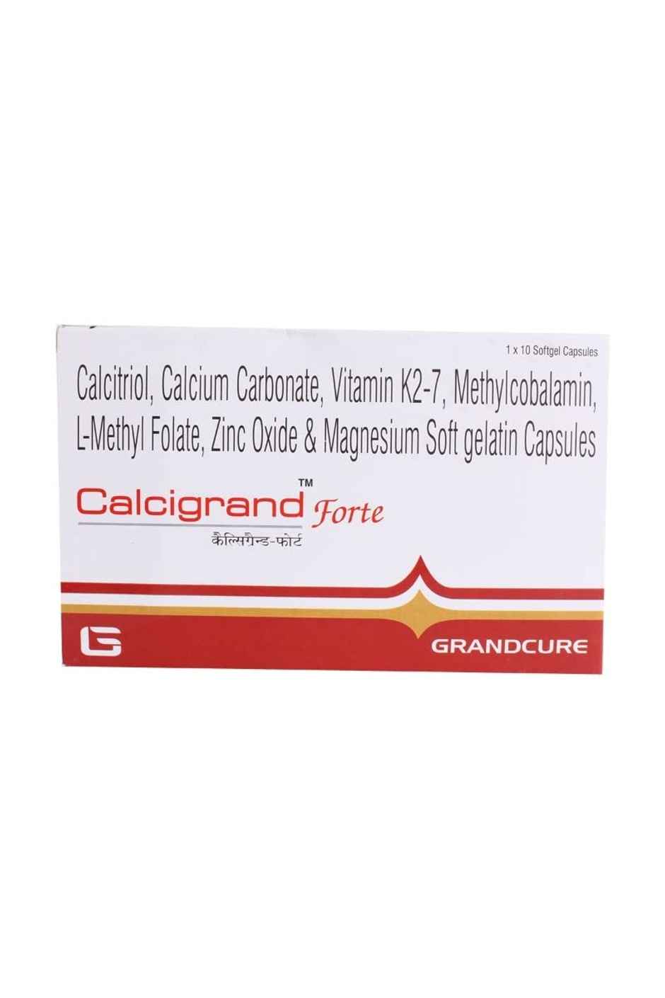 Calcigrand Forte Soft Gelatin Capsule