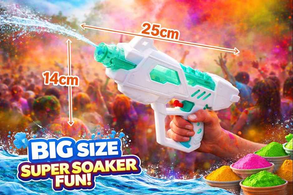 Storio Manual Water Gun Toy Powerful Water Blaster for Kids | Color Cannon