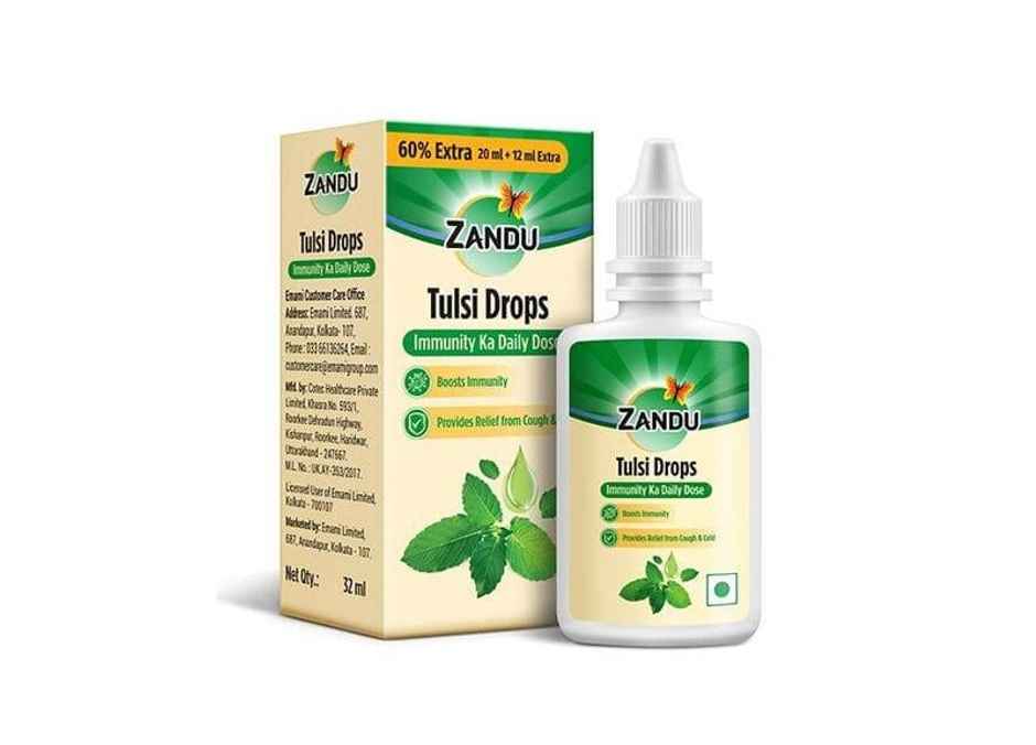Zandu Tulsi Drops Ayurvedic Immunity Booster