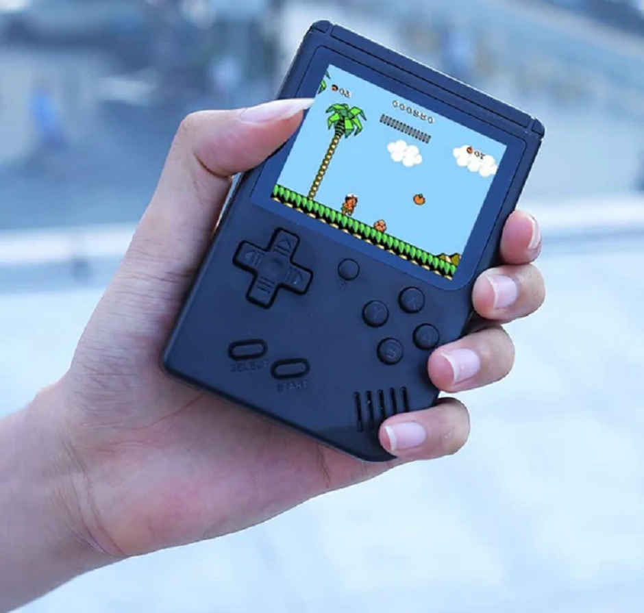 Fablue Rechargeable Pocket Video Game for Kids - 400 in 1 Retro Game Toy for Kids - Multicolor