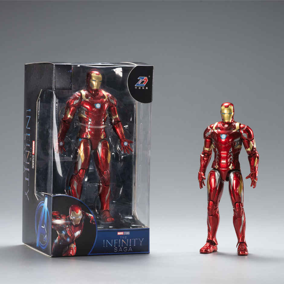 Striders Licensed Marvel Iron Man MK46 Toy Figure with Stand | 7 inch