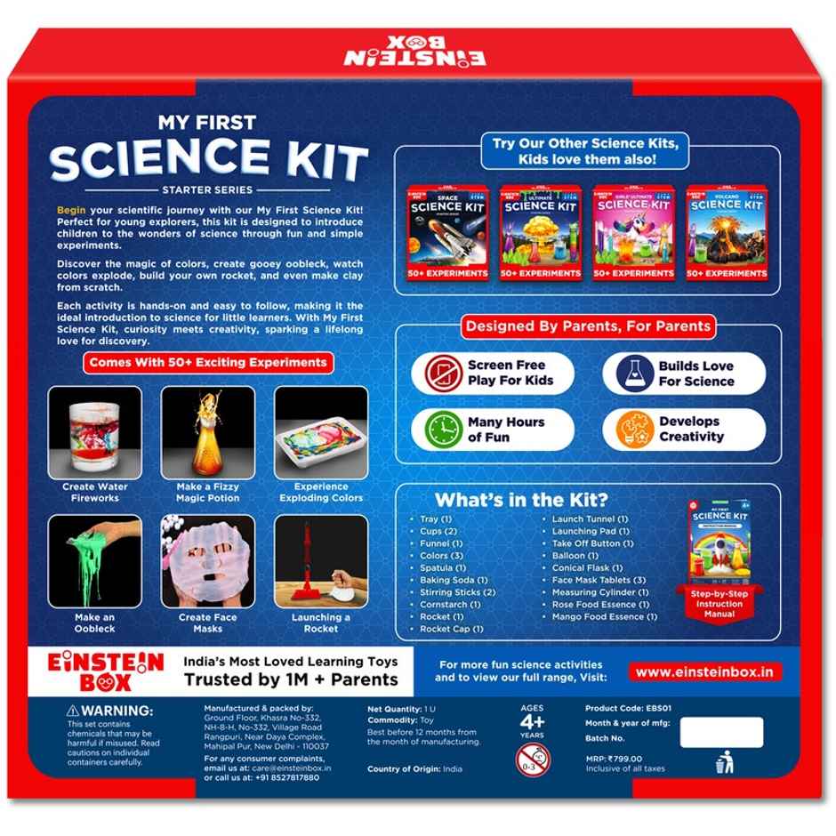 Einstein Box My First Science Starter Kit For 4 To 8 Year Old Boys and Girls