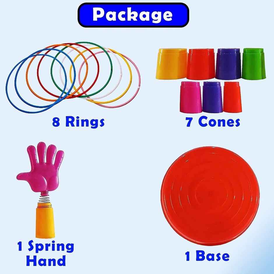 Fablue Ring Toss Game for Kids - Outdoor and Indoor Ring Throwing Game for Kids and Adults