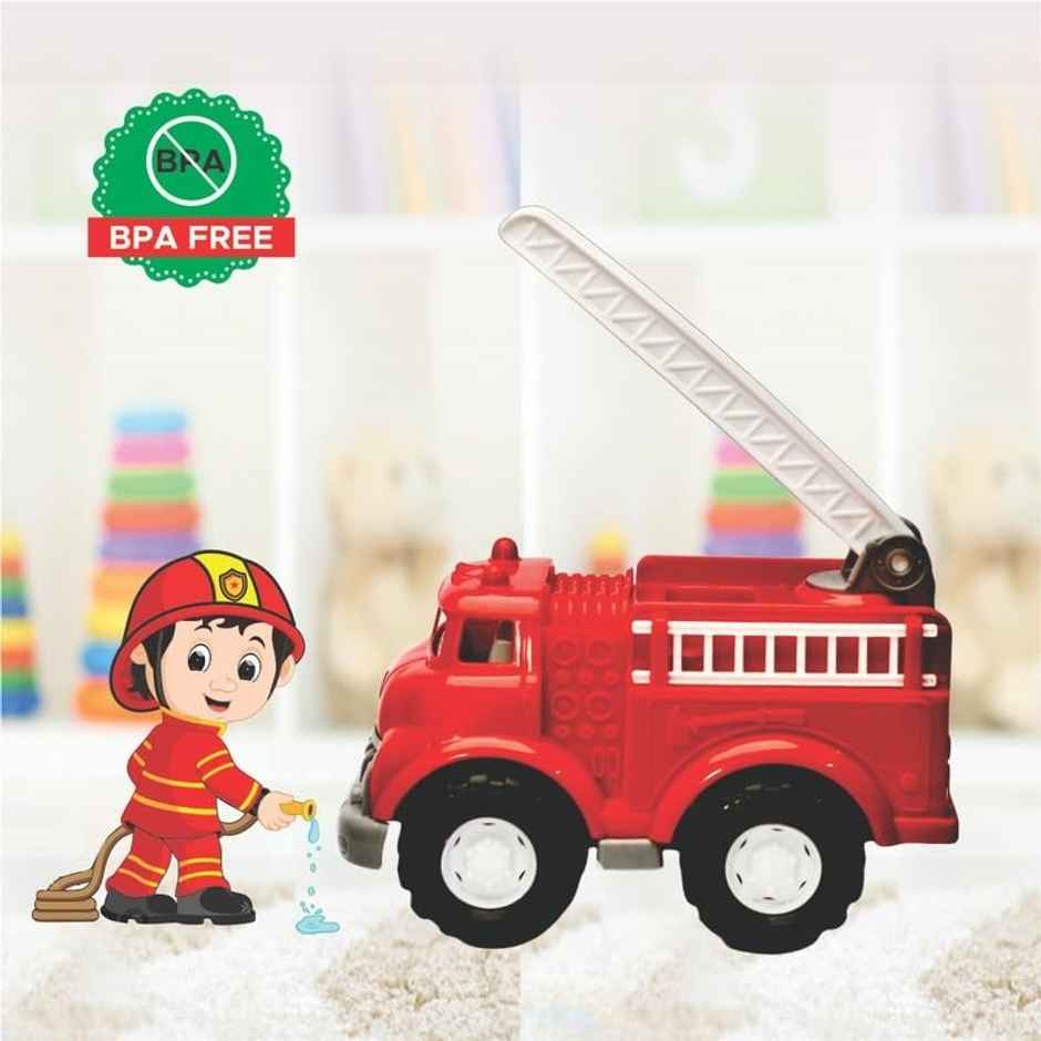 Toybharat Fire Truck Toy for Kids With Rotating Ladder | For 3-8 Years | Fire Rescue | Assorted