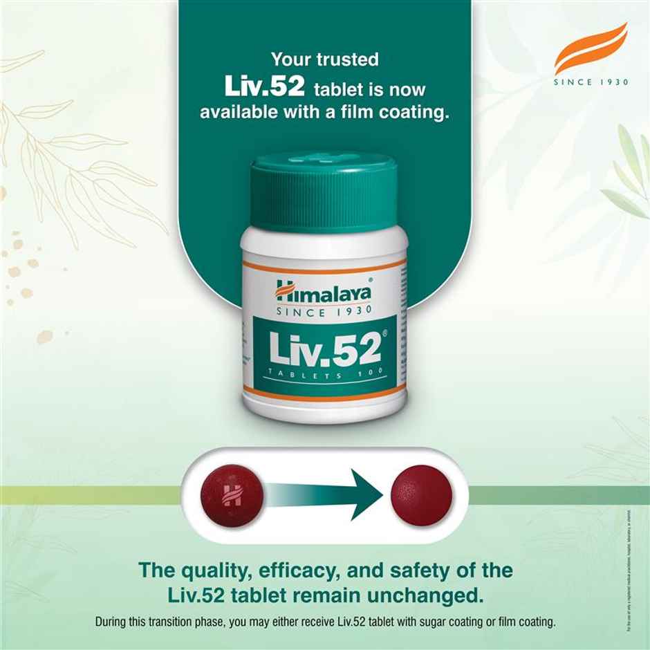Himalaya Liv. 52 Liver Care Supplement Tablets