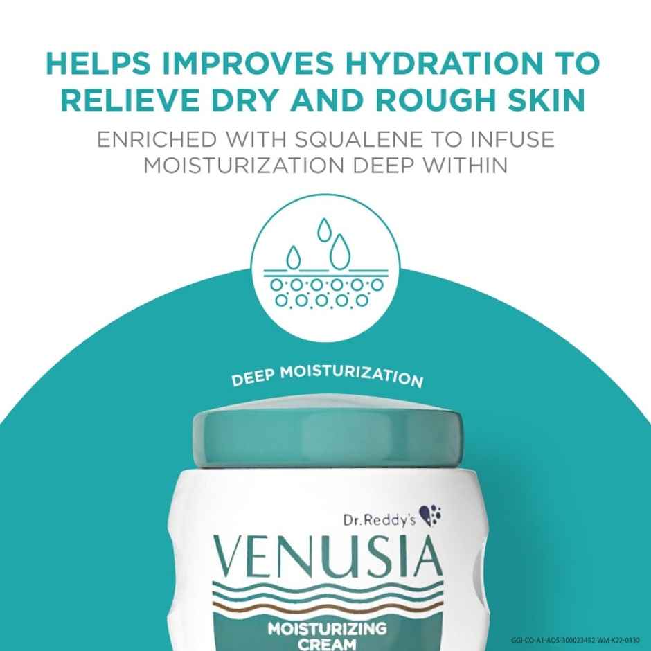 Venusia Dr Reddy's Moisturizing Cream Iibody & Face Cream With Aloe Vera