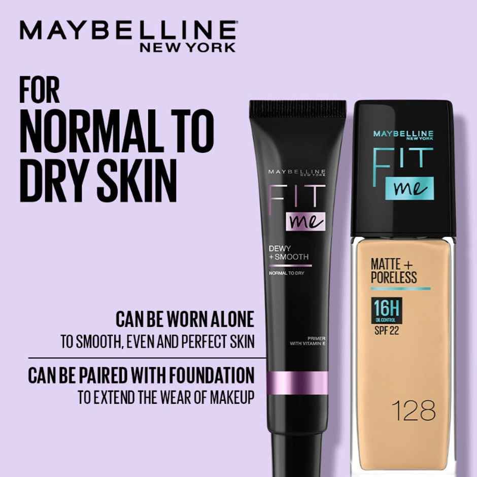 Maybelline New York Fit Me Dewy + Smooth Primer With Vitamin E