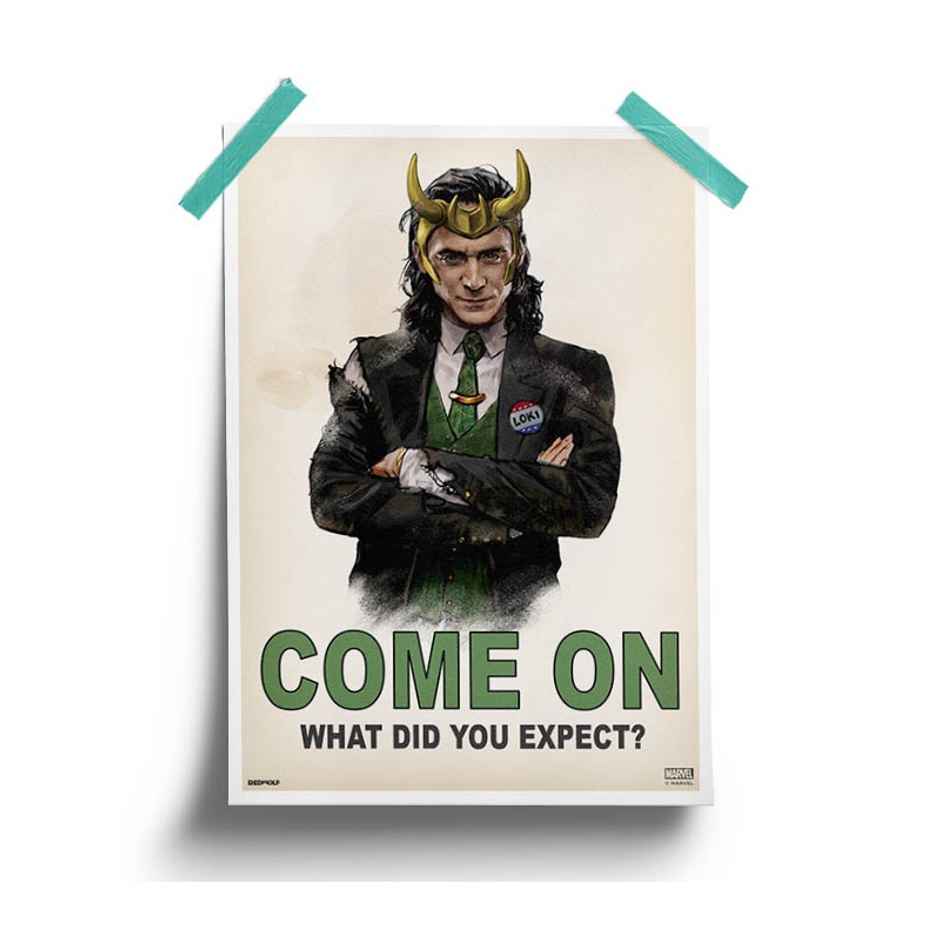 House Of Festivals Loki- Come On - Marvel Official Poster