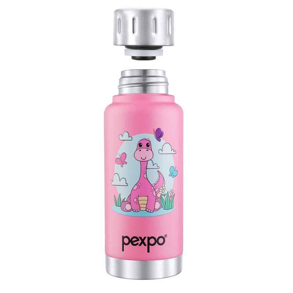 Pexpo 12 Hrs Hot & Cold Vacuum Insulated Bottle With Printed Designcameo Flask | 300 ml