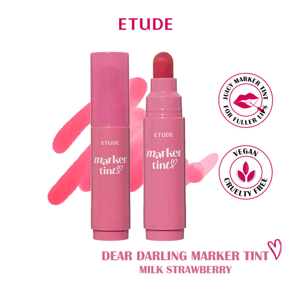 ETUDE Dear Darling Marker Tint | 04 Milk Strawberry