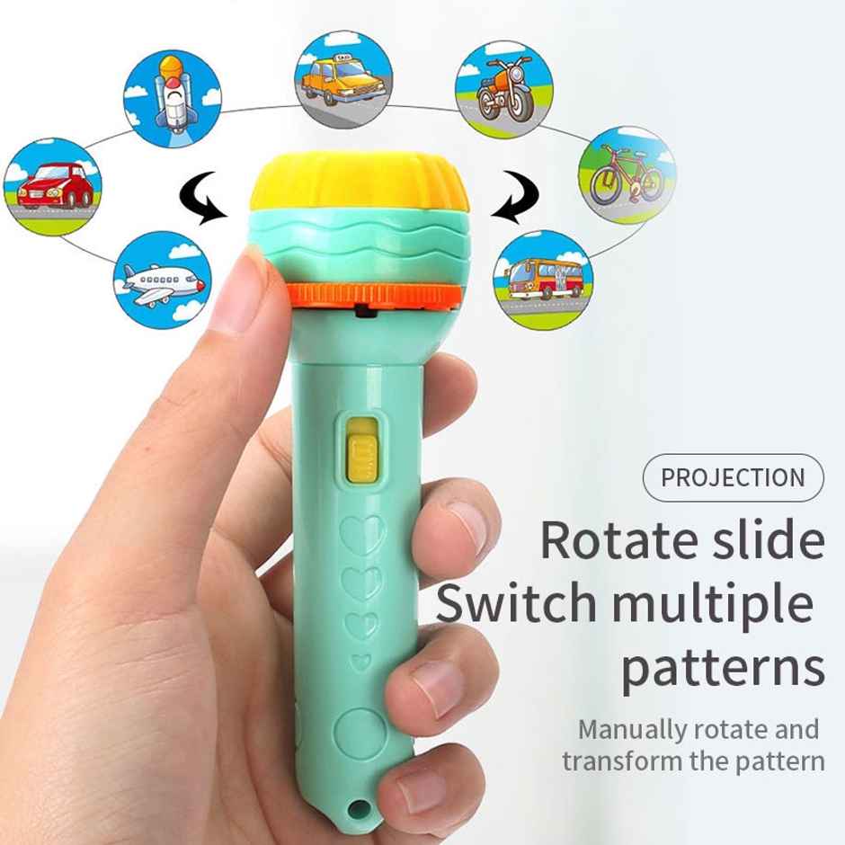 Fablue Projection Flashlight Educational Toy For Kids - Assorted