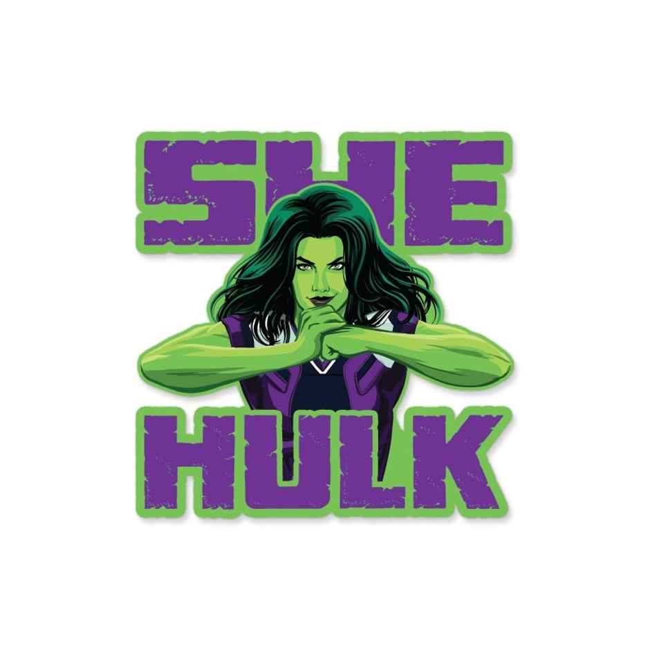 House Of Festivals Black Panther- Desi Truck Art - Marvel Official Sticker (1pc) & House Of Festivals She-Hulk Ready - Marvel Official Sticker (1pc) Combo