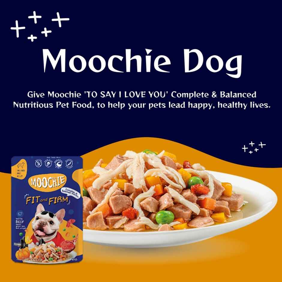 Moochie Dog Wet FOOD - Fit And Firm - Casserole With Lamb Gravy