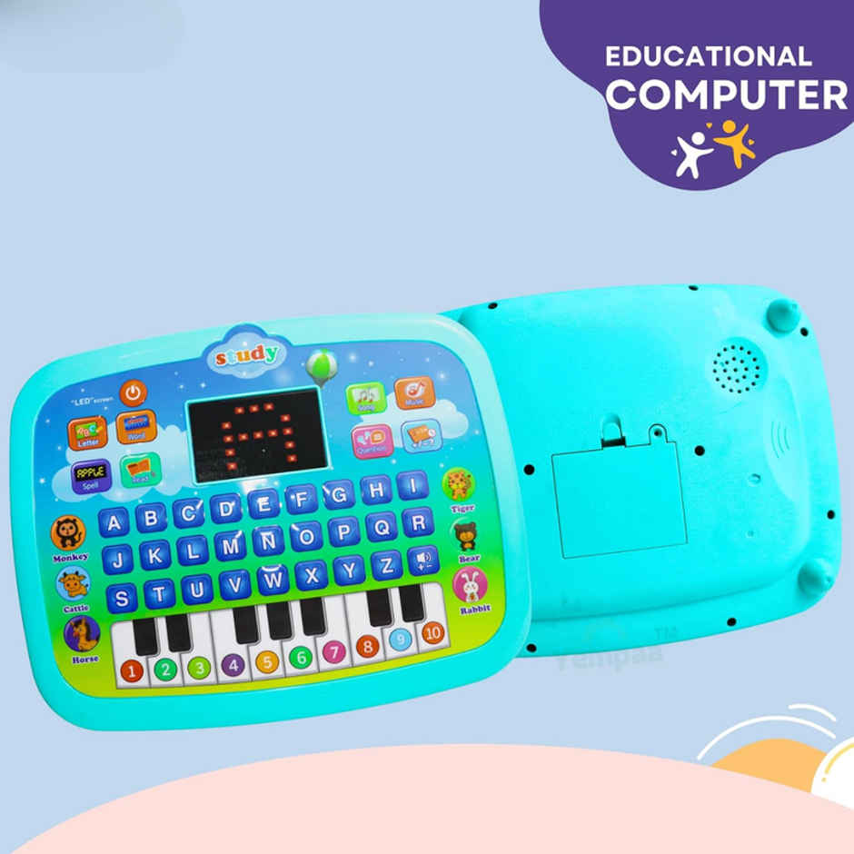 Fablue Activity Learning Laptop Piano Music Educational Toy | Multicolor