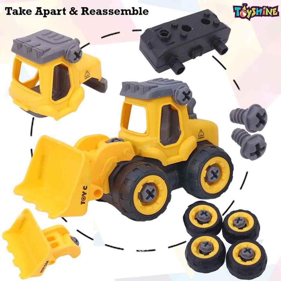 Toyshine Take Apart Toys 4 Pack Diy Construction Engineering Car Stem Toy