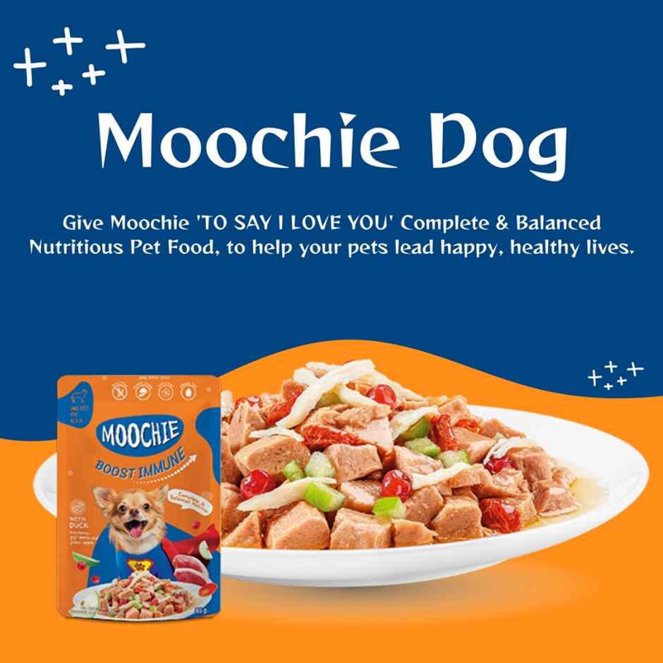 Moochie Dog Wet FOOD - Boost Immune - Casserole With Duck Gravy