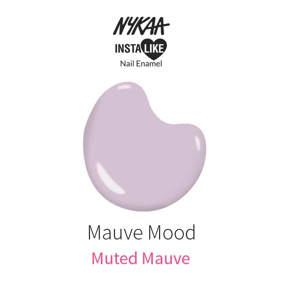 Nykaa Cosmetics Instalike Nail Enamel - Mauve Mood 362