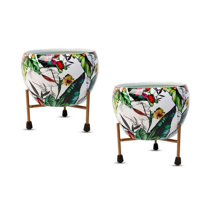 Peng Essentials Reva Home Dcor Vase With Stand I Desktop/Bedroom Corner Table/Home Decor Centepiec