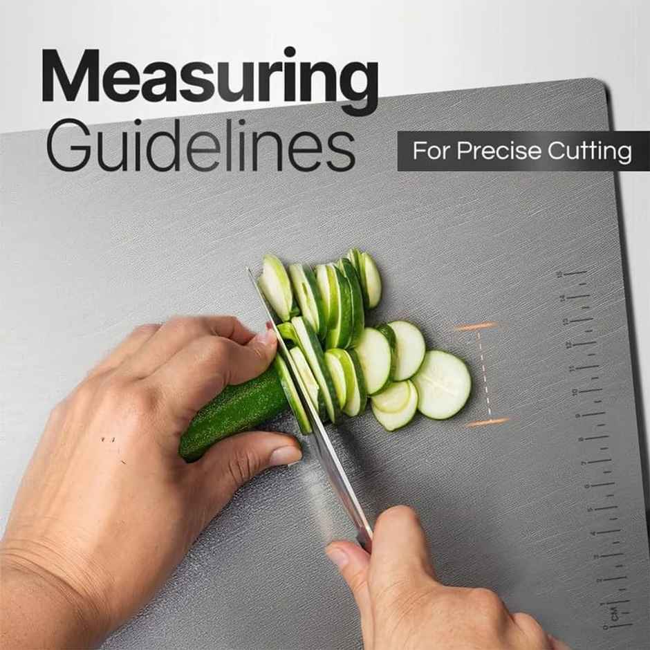 Capsicum Stainless Steel Heavy Duty Chopping-Board 0- 31.8 cm X 21 cm