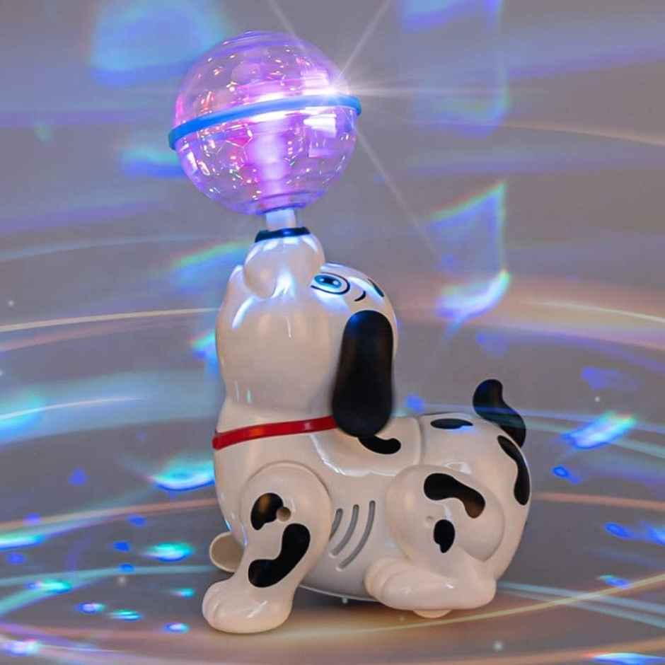Fablue Musical Dancing Dog Toy for Kids with Flashing Lights - Sound and Light Toy for Toddlers
