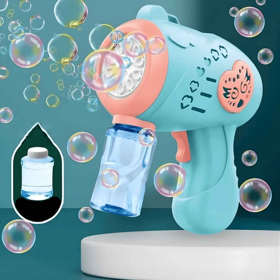 Fablue Bubble Gun Toy for Kids - Automatic Bubble Machine | Multicolour