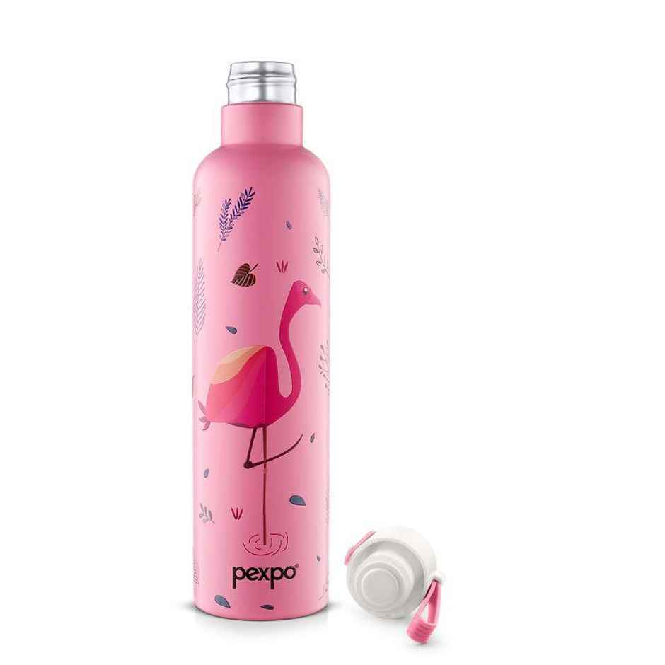Pexpo 24 Hrs Hot & Cold Isi Certified Oslo With Printed Design Vacuum Insulated Bottle 750 ml Flask