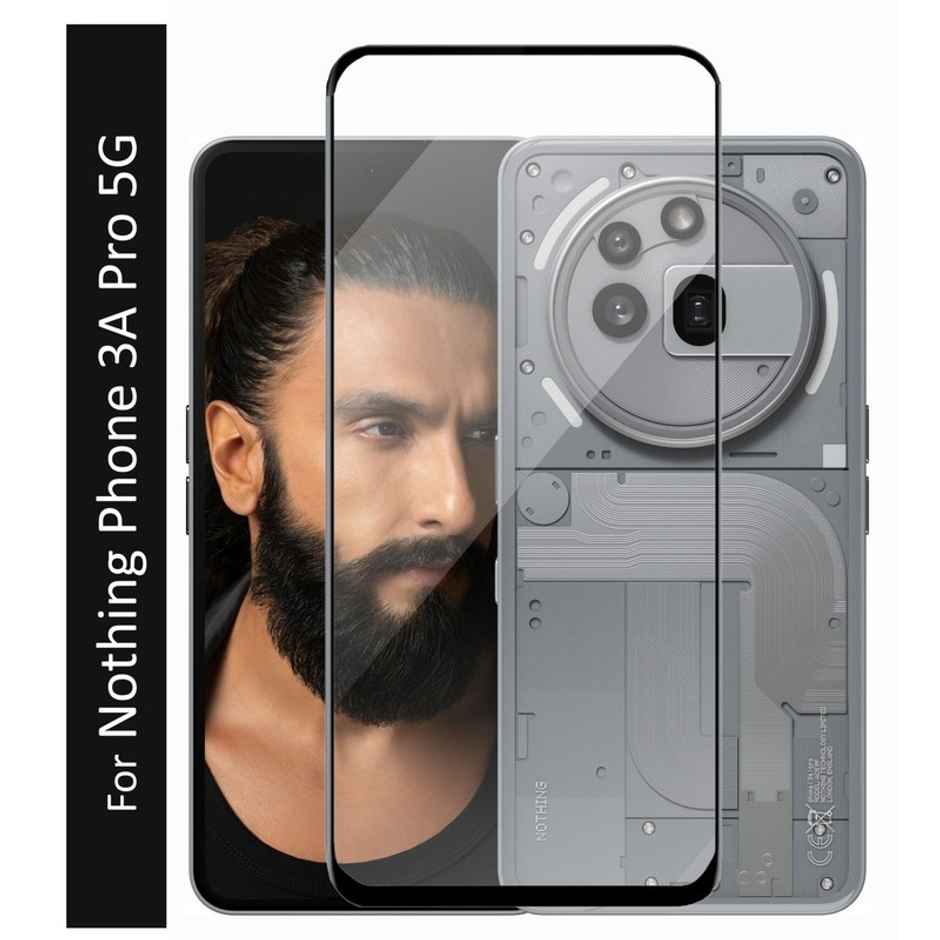 Kwine Case Nothing Phone 3A Pro 5G Tempered Glass Screen Protector
