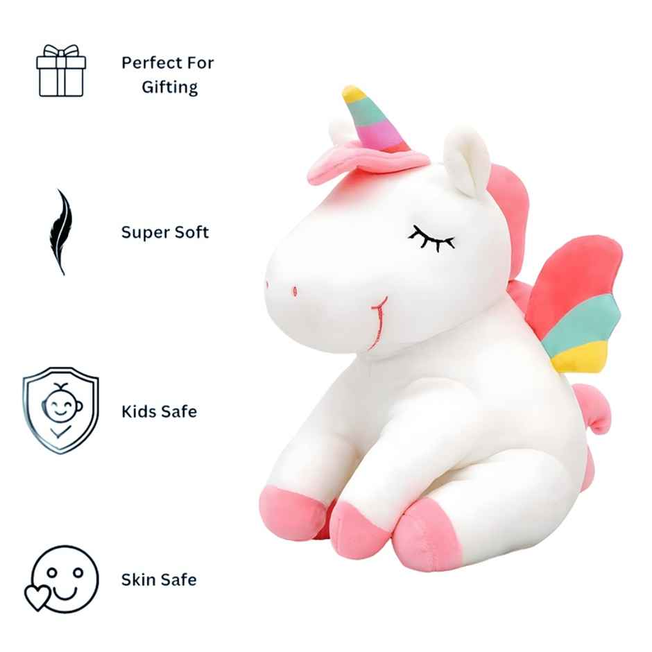 Fablue Unicorn Stuffed Animal Soft Plush Toy for Kids - Soft Plush Toy for Kids - Multicolor