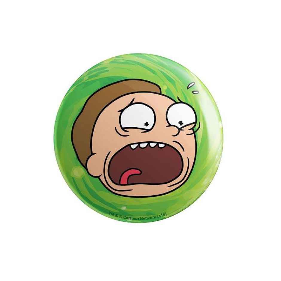 House Of Festivals Morty Head - Rick And Morty Official Badge