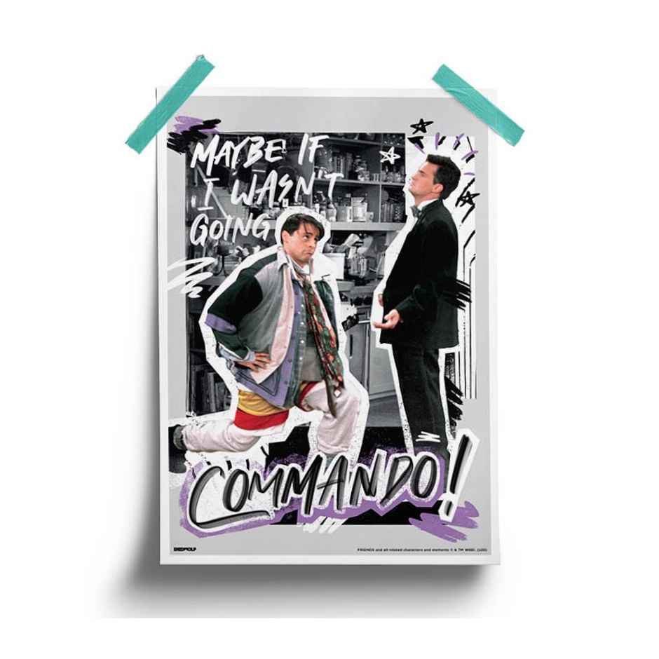 House Of Festivals Commando - Friends Official Poster