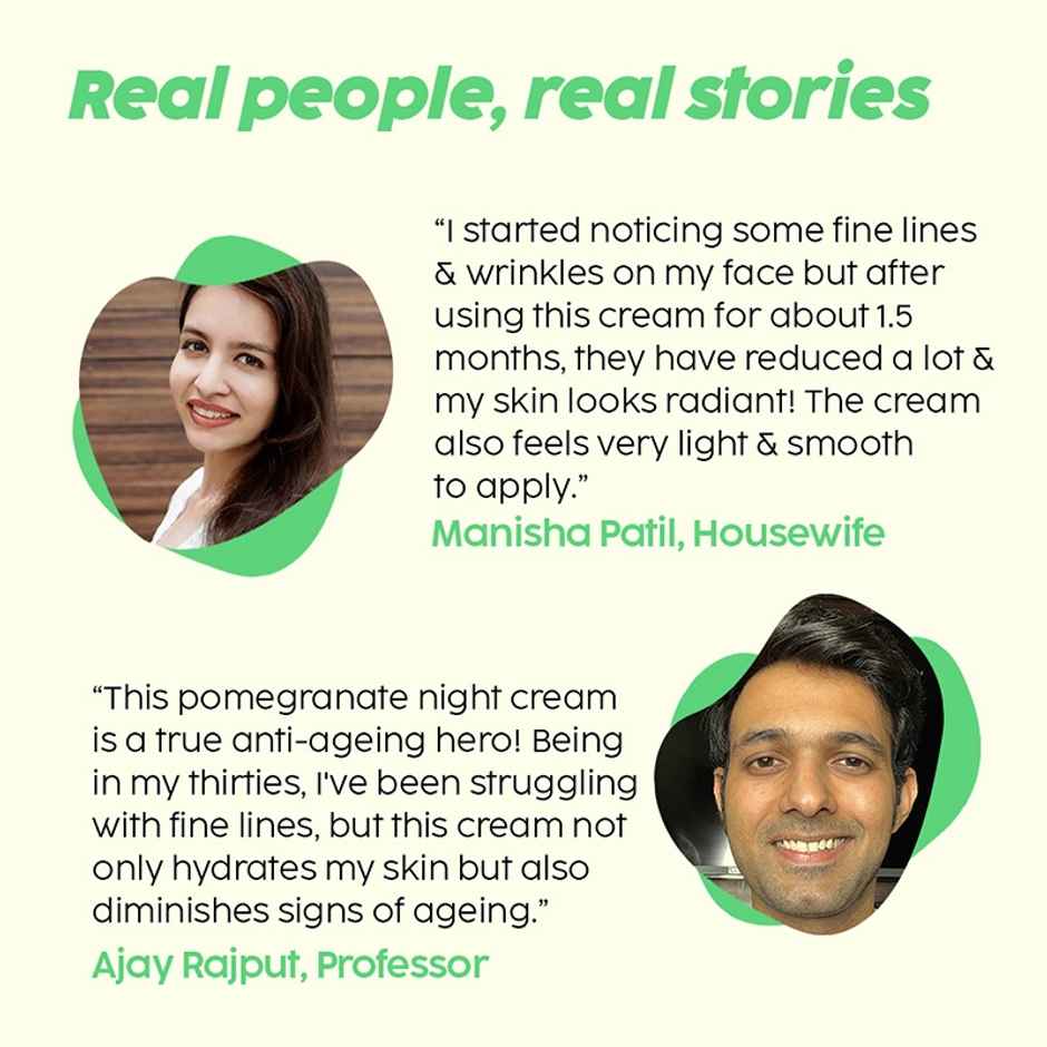 Plix The Plant Fix Pomegranate 1.20% Retinol & 1% Bakuchi Oil Anti Ageing Night Cream