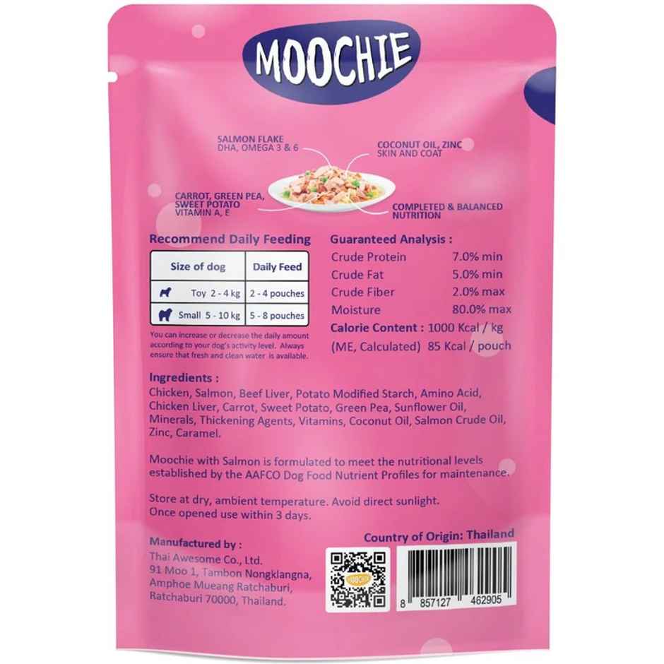 Moochie Dog Wet FOOD - Beauty Skin And Coat - Casserole With Salmon Gravy