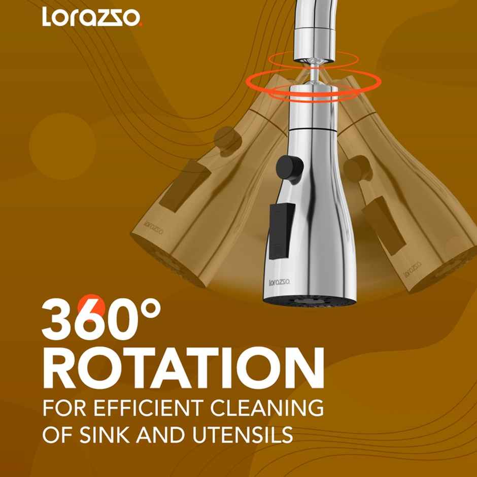 Lorazzo Tap Extension for Kitchen Sink