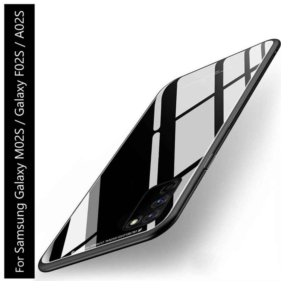 Kwine Case Samsung Galaxy M02S / Galaxy F02S / A02S Back Cover - Glass Case