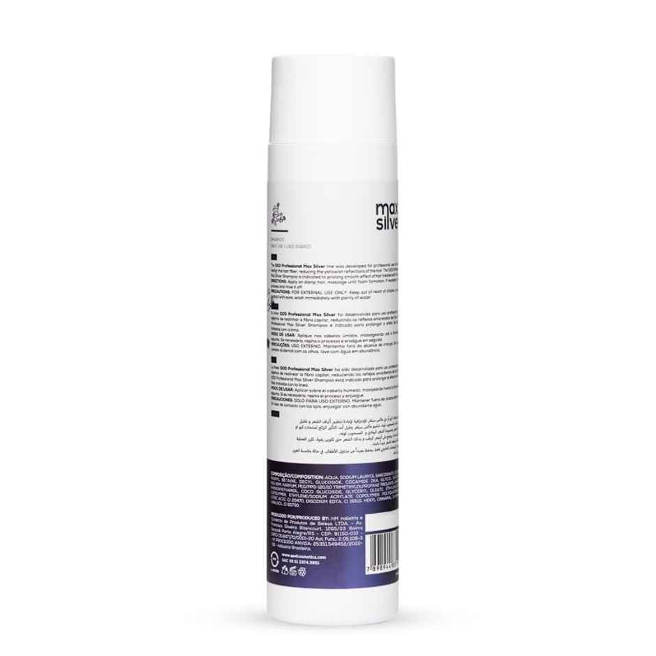 Qod Professional Max Silver Shampoo Sulphate Free Sodium Chloride Free