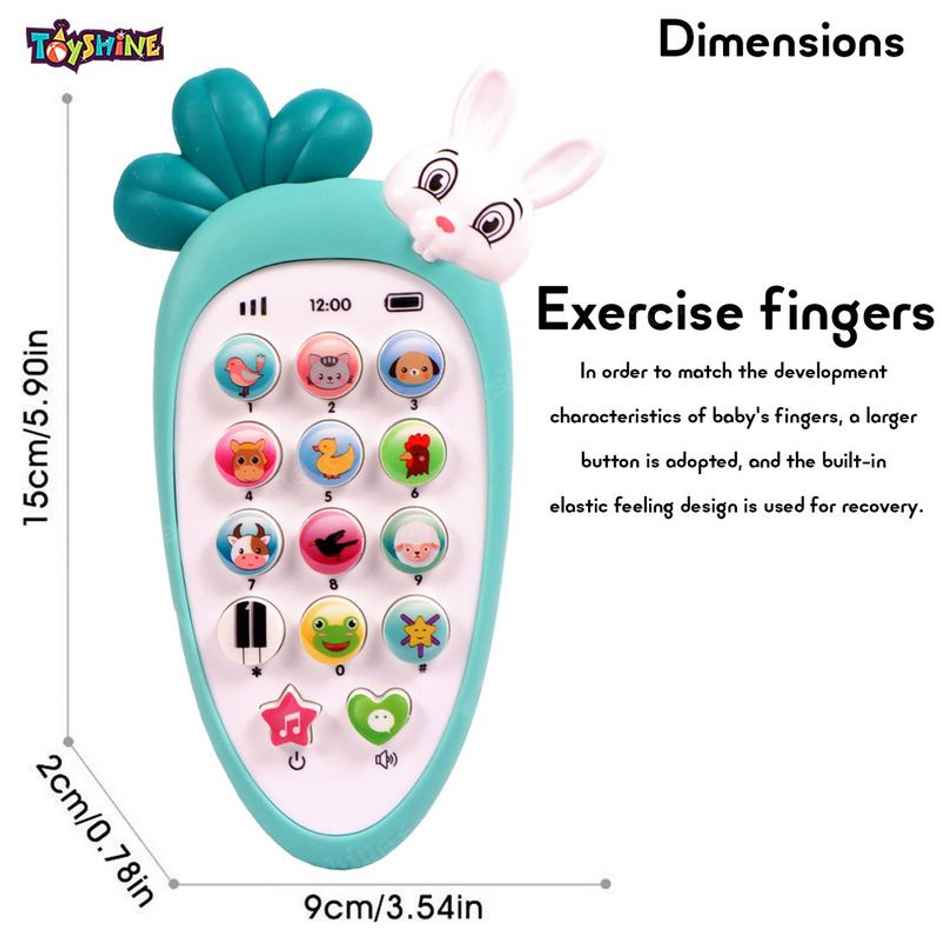 Toyshine Cell Phone Baby Toy For Toddlers And Young Children With 14 Unique Buttons And Functions (Colour May Vary)