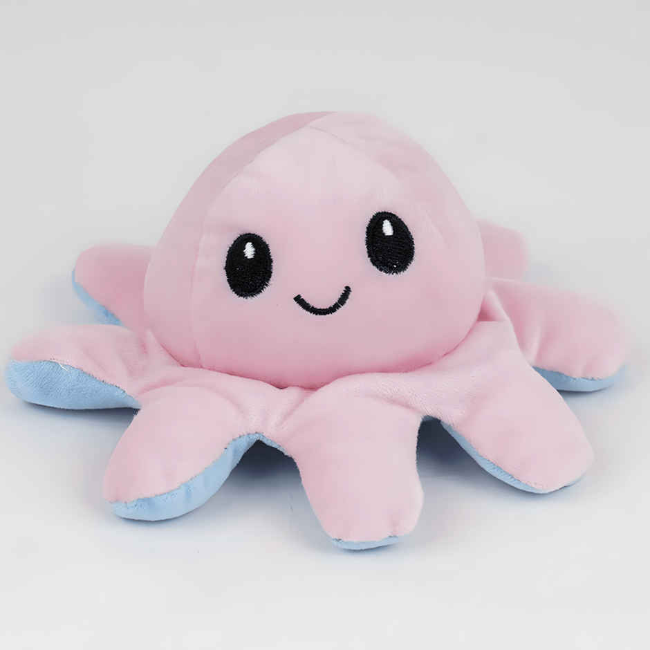 Fablue Octopus Reversible Sitting Plush Soft Toy Animal For Kids