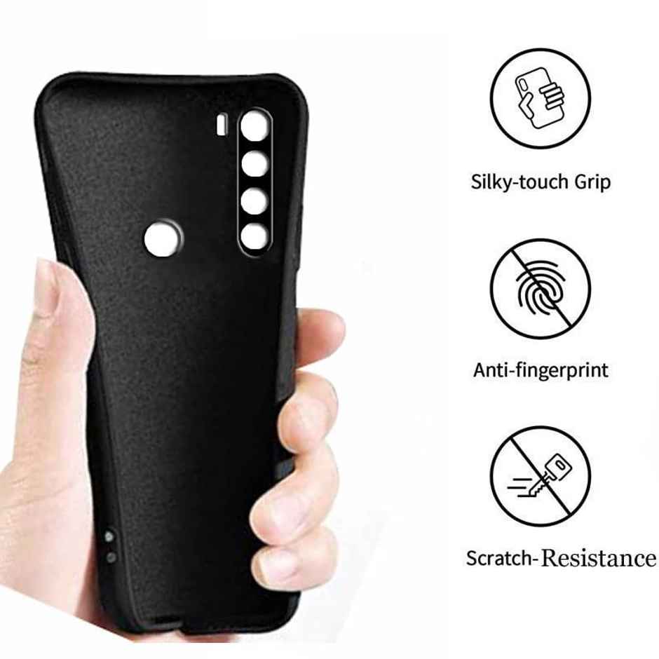 Artistque Case for Xiaomi Redmi Note 8 Back Cover - Plain Liquid Silicone