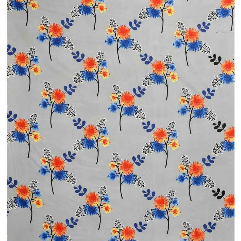 Swadeshi Style Elastic Fitted King Size Double Bed Bedsheet with 2 Pillow Vintage Inspired