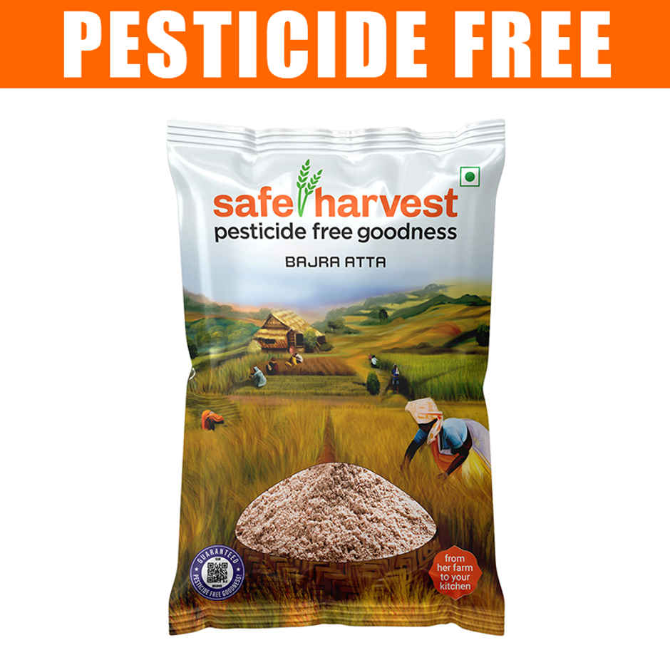 Safe Harvest Pesticide-Free Bajra Atta | Gluten Free