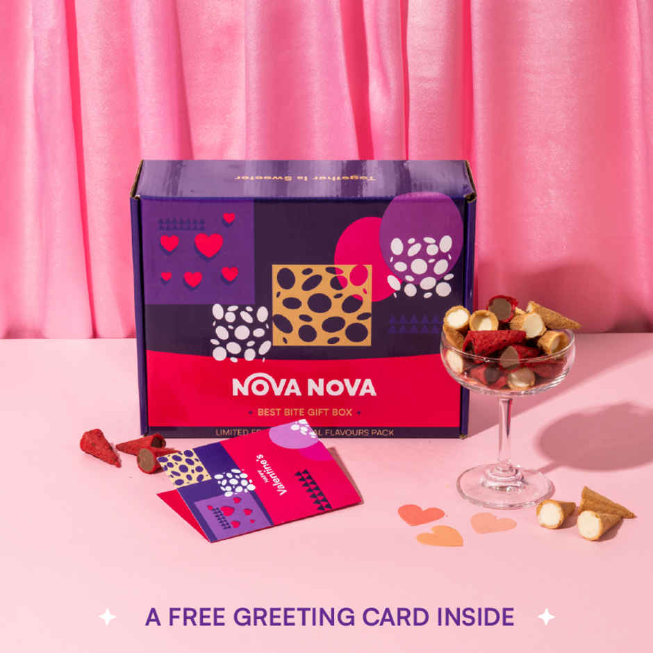 Nova Nova Best Bite Chocolate Filled Mini Cones - Special Flavours Gift Box- Pack Of 2