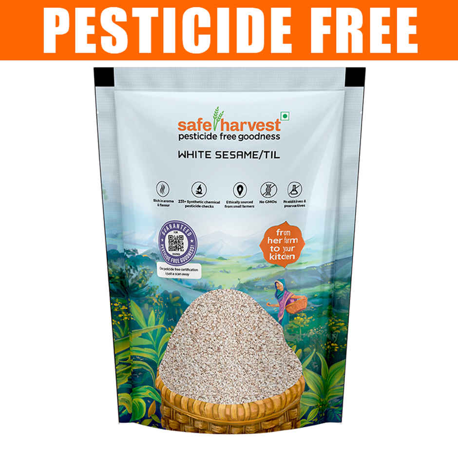 Safe Harvest White Sesame | Til - Pesticide Free