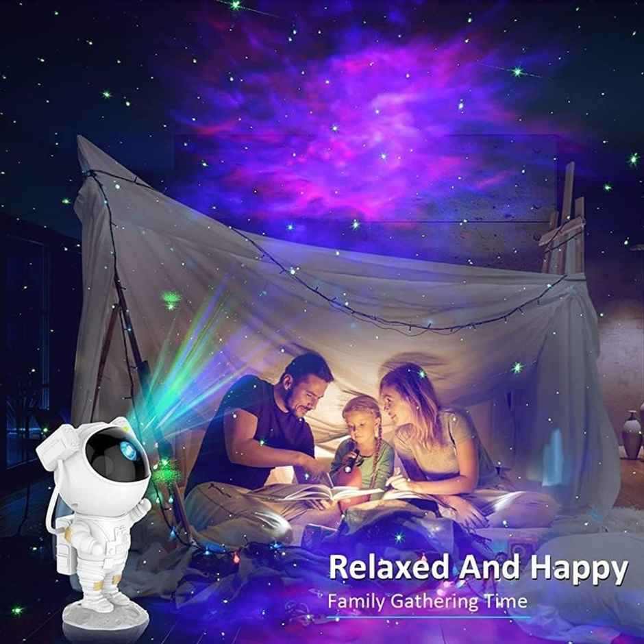 Fablue Astronaut Galaxy Projector Lamp for Bedroom - 360 Degree Astronaut LED Lamp for Kids