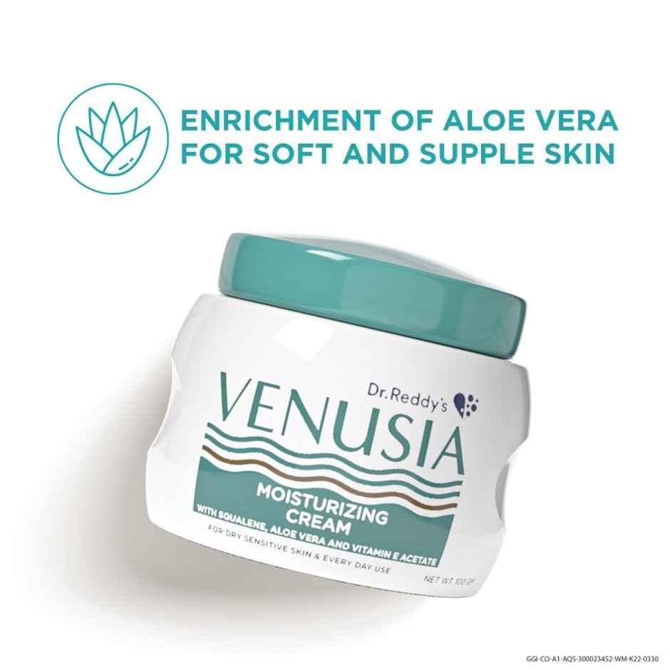 Venusia Dr Reddy's Moisturizing Cream Iibody & Face Cream With Aloe Vera