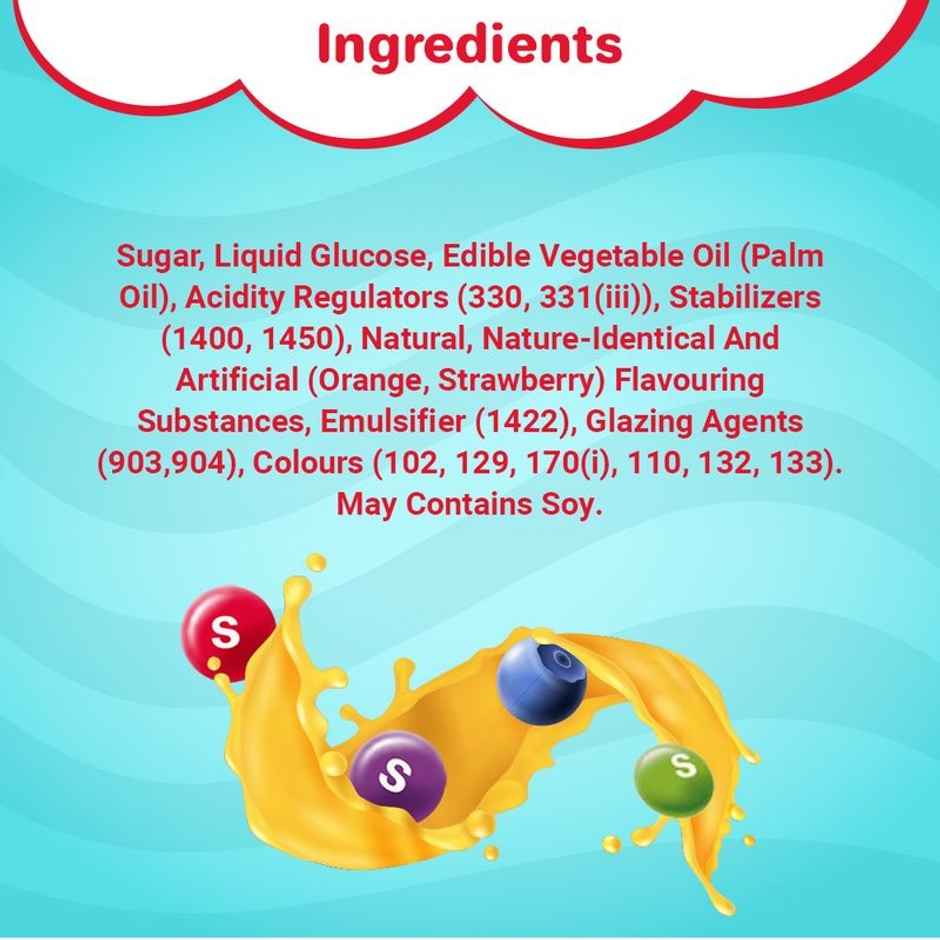 Skittles Original Bite-Size Fruit Candy Tube