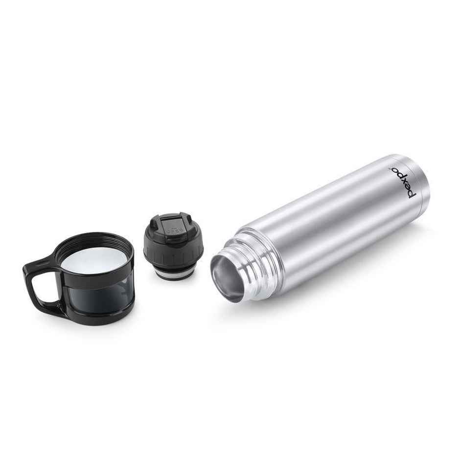 Pexpo Ferrero ISI Certified Vacuum Insulated Hot & Cold Stainless Steel Flask with Jute Bag | 1 L