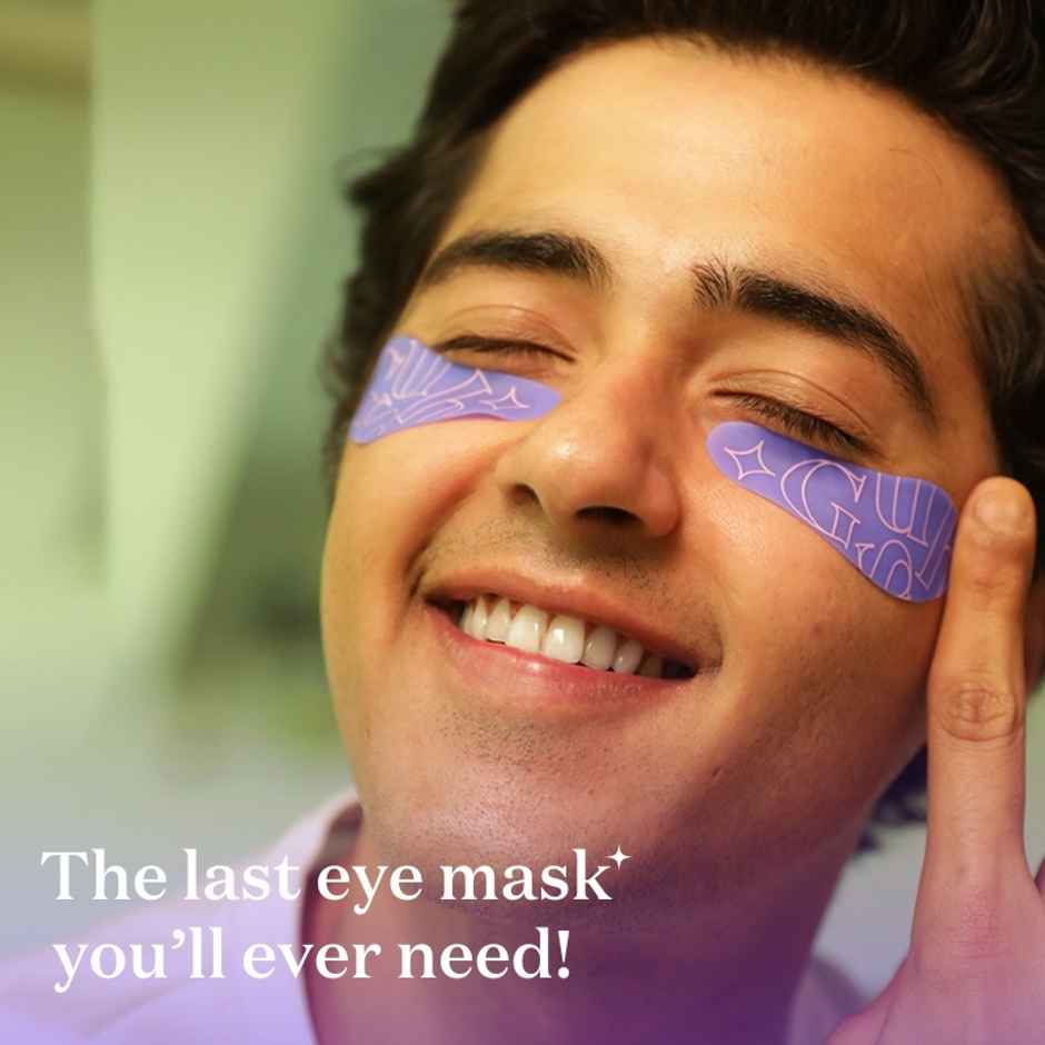 Gush Beauty Tired AF Under Eye Patches | Treats Dark Circles, Eye Puffiness, Fine Lines And Wrinkles | Cooling Effect | Reusable Undereye Mask