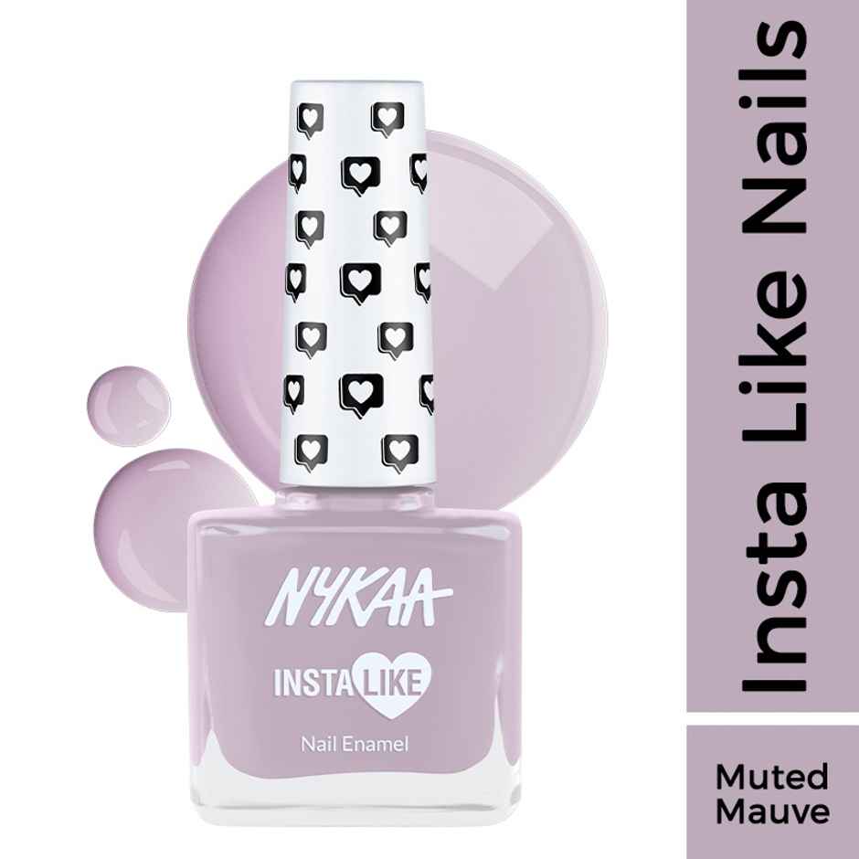 Nykaa Cosmetics Instalike Nail Enamel - Mauve Mood 362