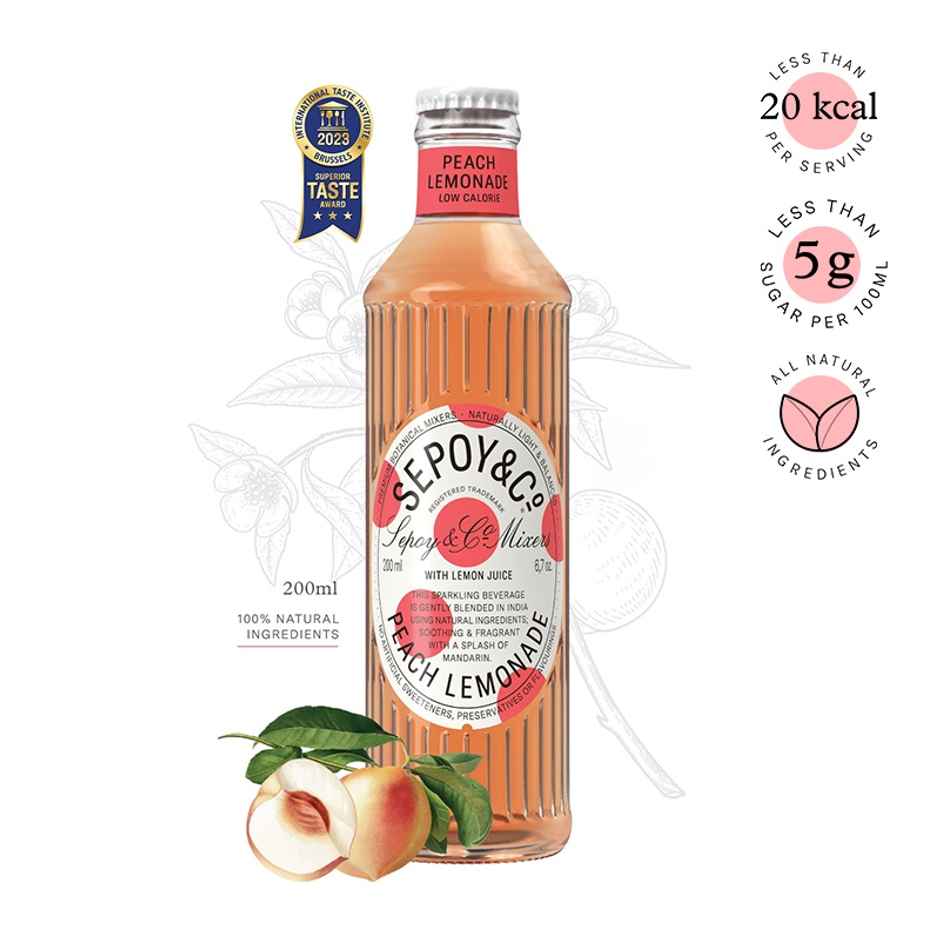 Sepoy & Co. Peach Lemonade | Flavoured Beverage Combo