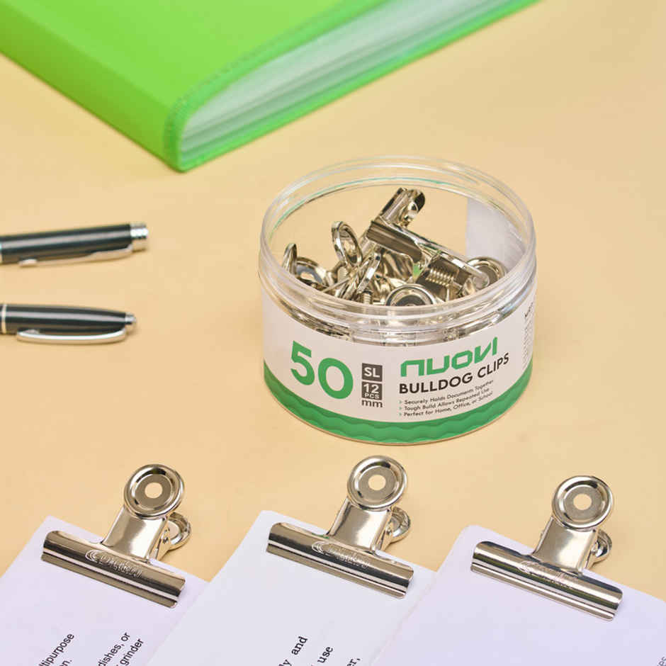Nuovi Bulldog Clip | Silver - 50 mm